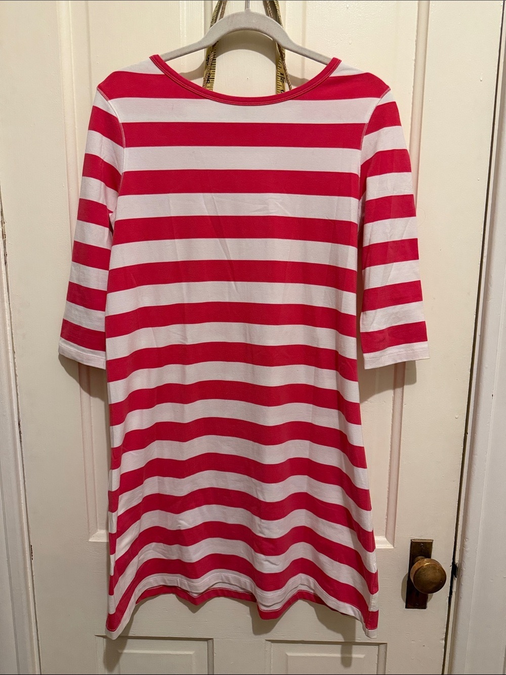 Tyler Böe Alexa stripped red & white rugby dress size S - Picture 2 of 5
